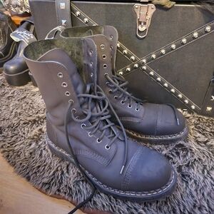 Gripfast Greasy Leather Steel Toe Boots